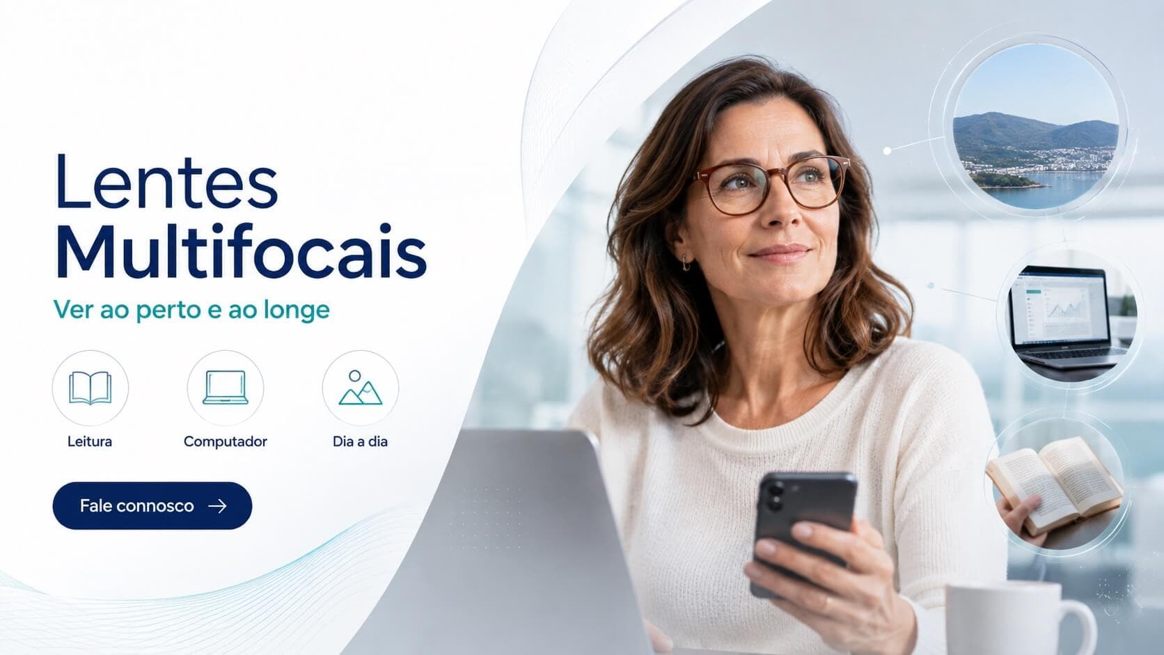 Lentes de contacto multifocais